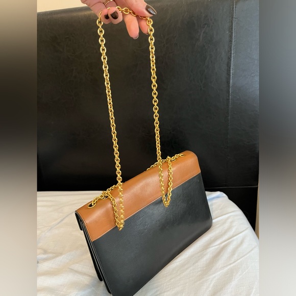 Celine Tricolor Leather Envelope Pocket Bag - Picture 4 of 8